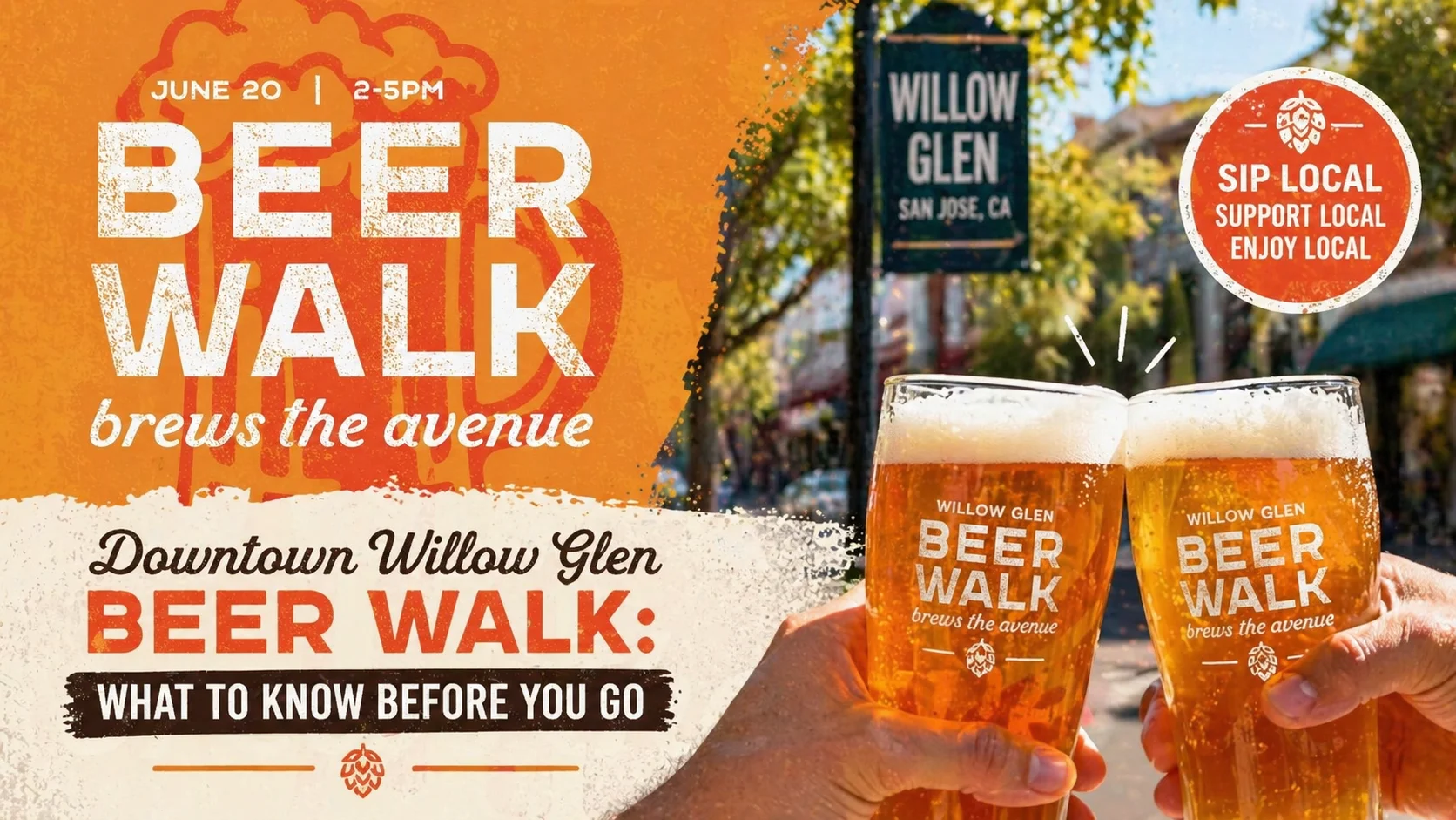Downtown Willow Glen Beer Walk 2026