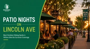 Patio nights on Lincoln Avenue