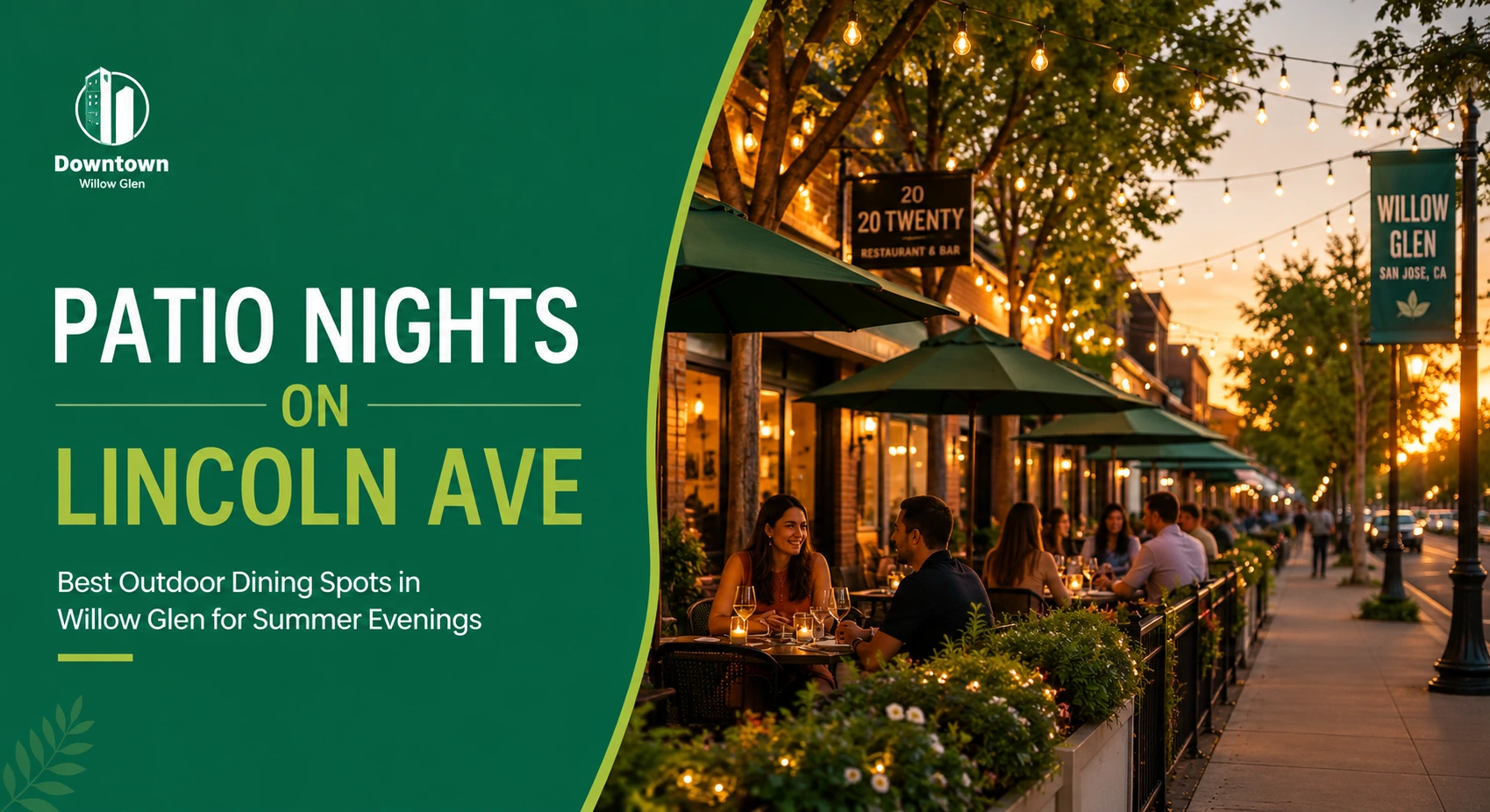 Patio nights on Lincoln Avenue
