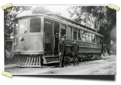 Willow Glen Electric Street Car with Engineers