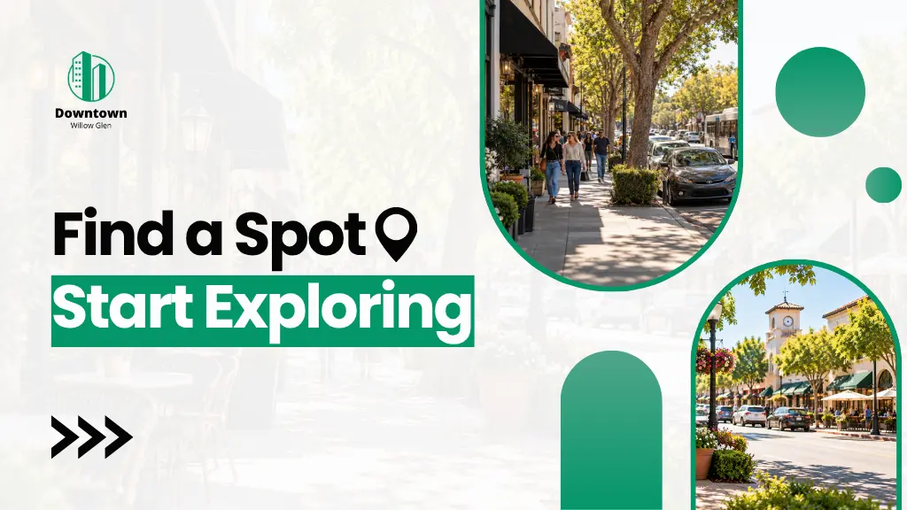 Getting Around Downtown Willow Glen Parking and Transit